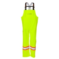 MEN'S NEPTUNE ANSI RAIN BIBS - HI-VIS YELLOW 3X-LARGE